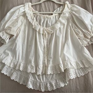 Doen Lazuli Top - Salt - Size Medium